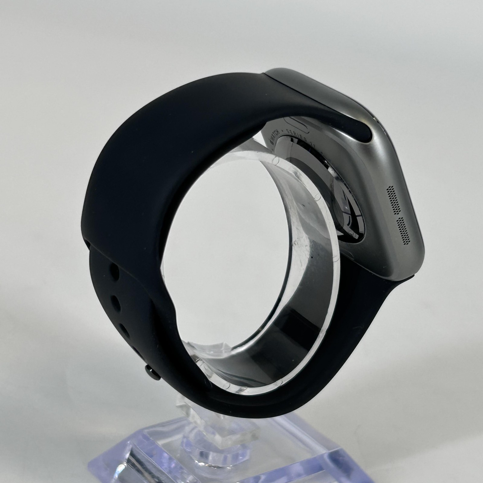 Apple Watch (Series 11) 46mm Silver Aluminum (LTE) w/ Black Sport – Excellent