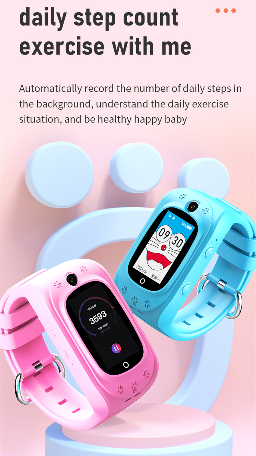 4G Kids Smart Watch Video Call Phone Watch Activity Tracker Children Watch
