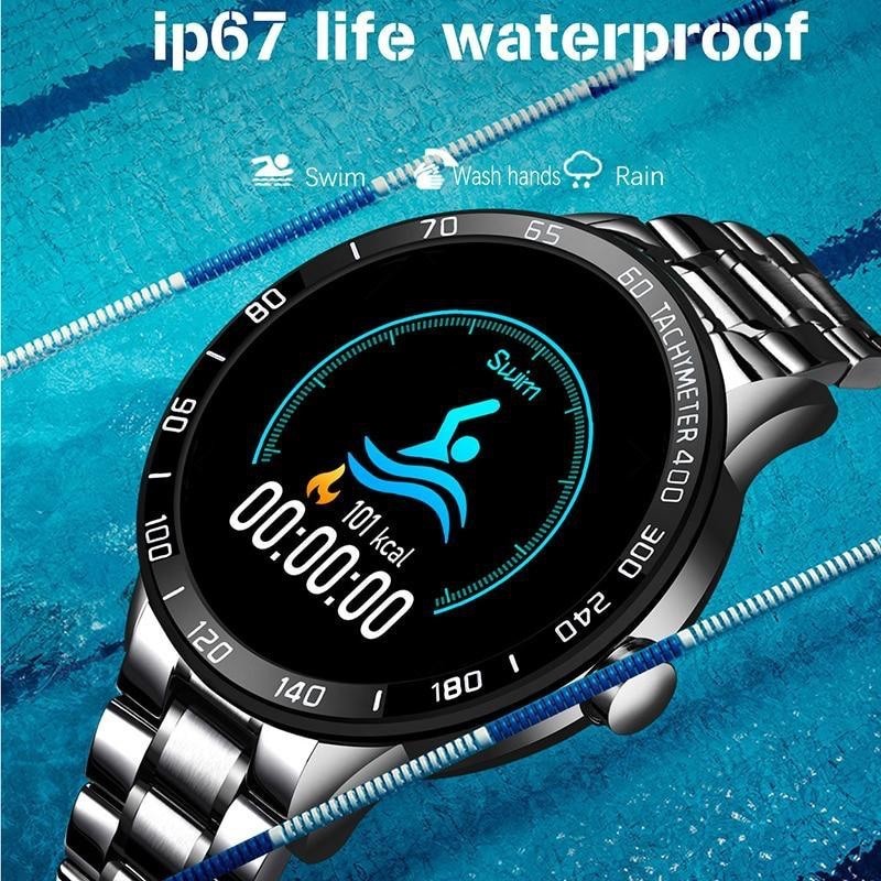 Smart Watch for Men Bluetooth Call IP67 Waterproof Heart Rate Android iPhone
