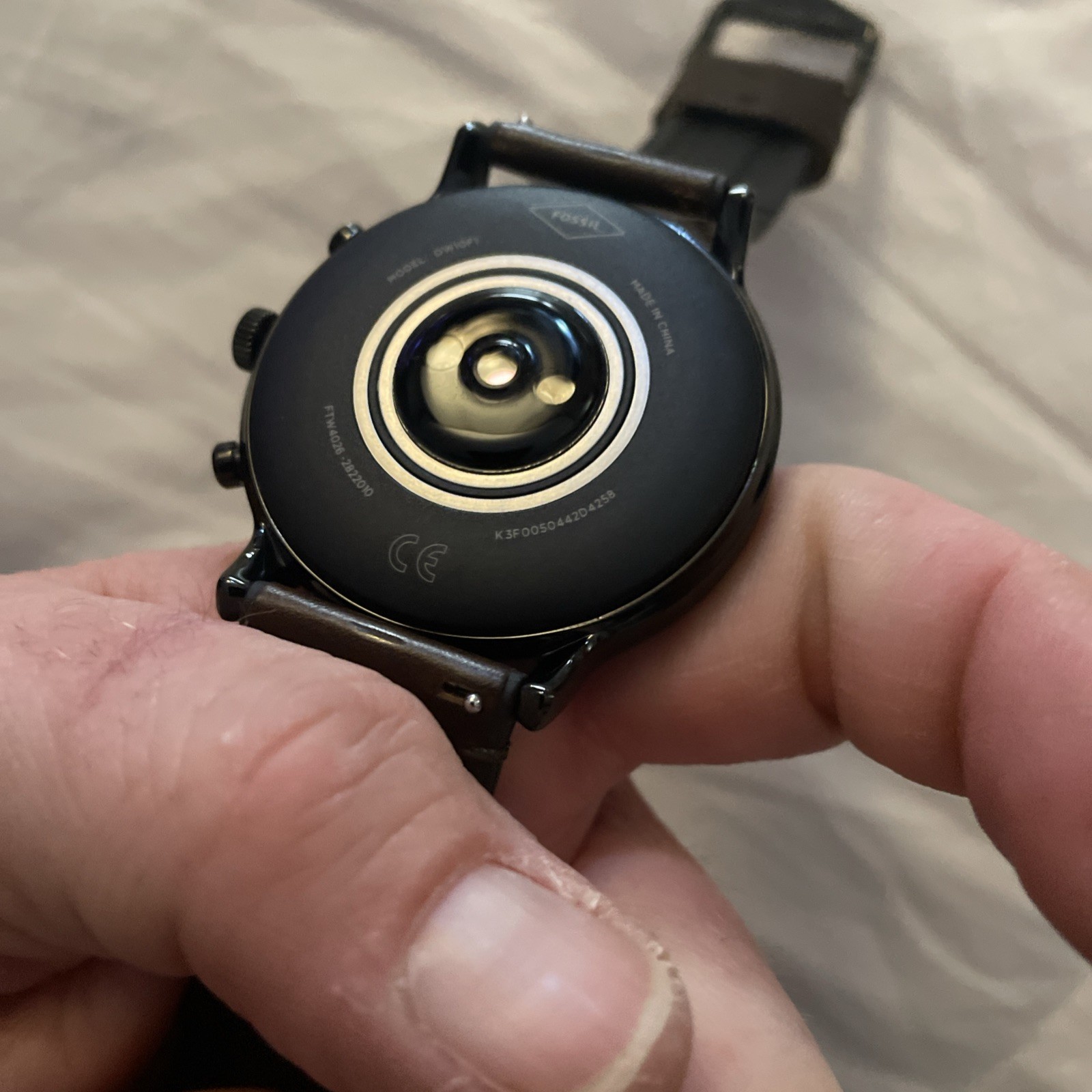 Fossil Smartwatch Carlyle HR 4258 Gen 5 Black/Brown – Open Box