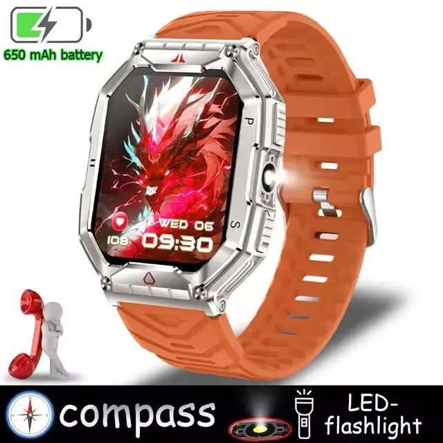 Durable Military GPS Smart Watch KR82 Outdoor Smartwatch