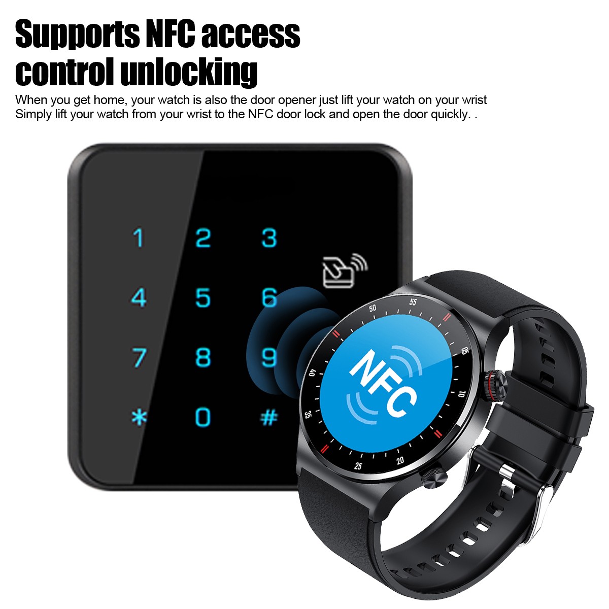 New Smart Watch Men Waterproof Smartwatch Bluetooth for iPhone Android Samsung👍
