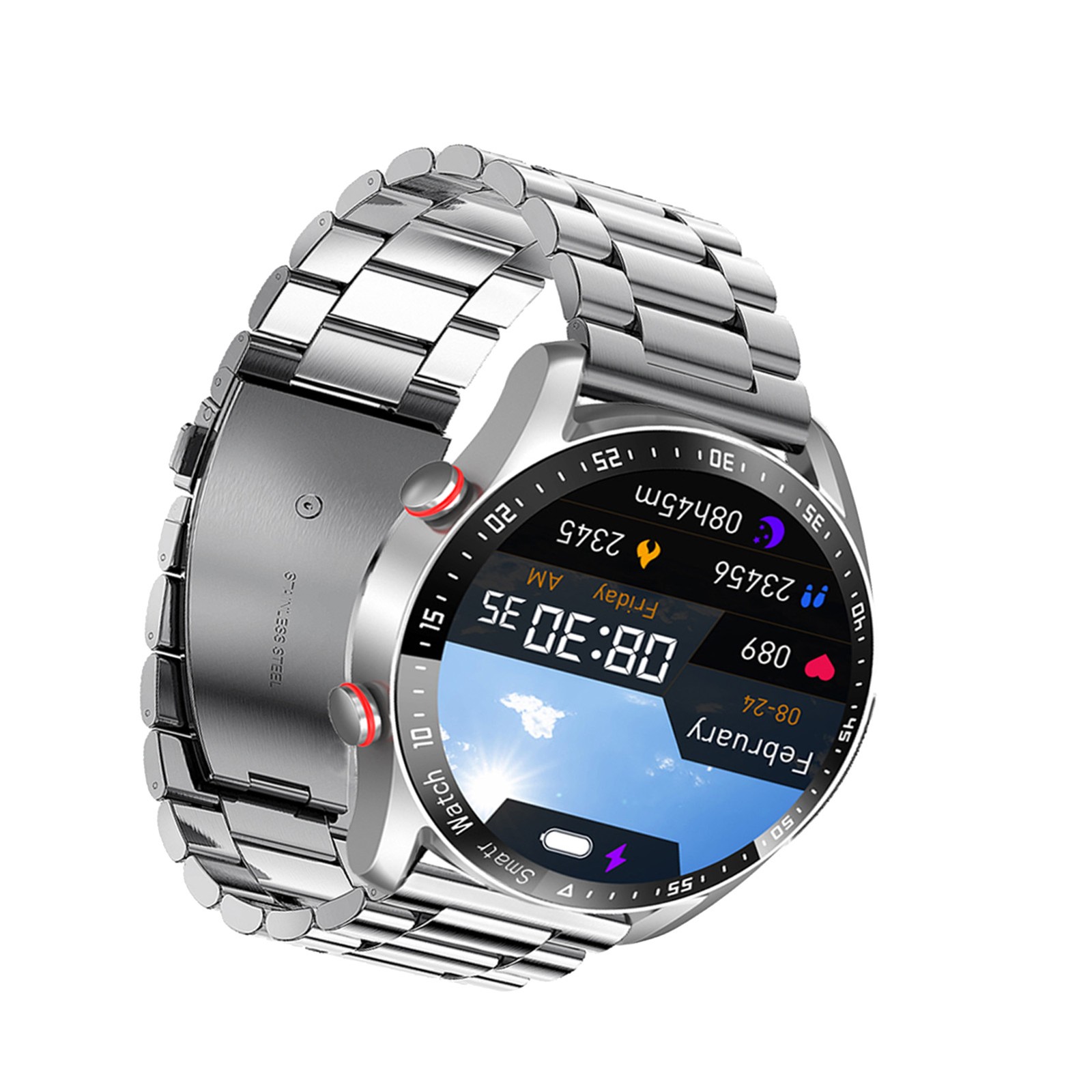Smart Sports Watch With 1.52 Inch Screen BT Call Health Monitoring Multi-Sp RRDN