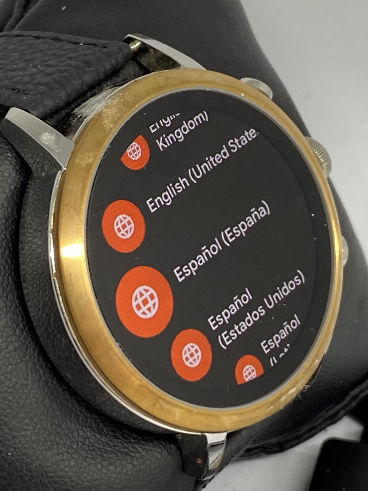 Fossil Gen 4 Authentic Digital Dial Smart Watch Custom Band FTW6016 BA314