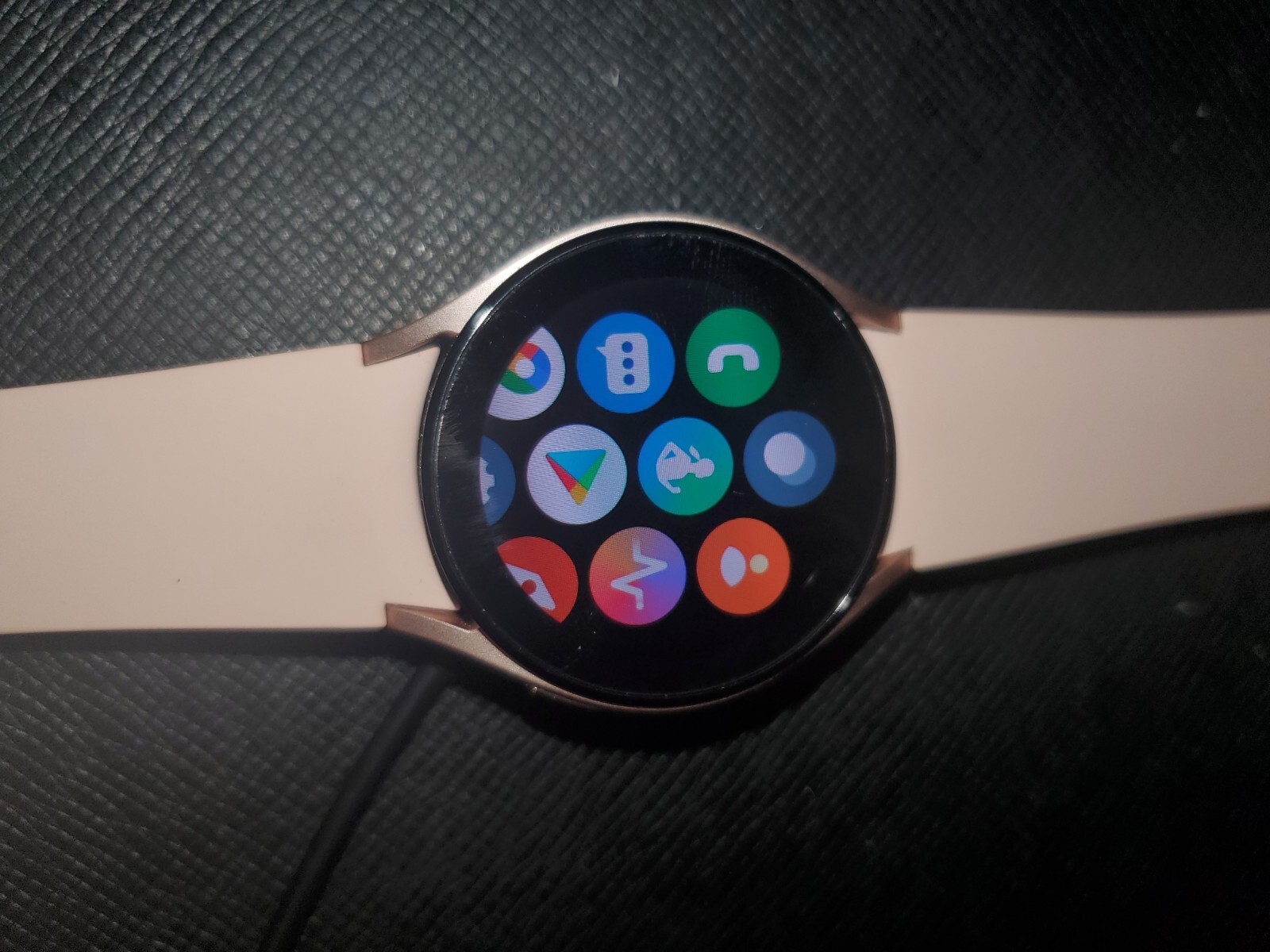 Samsung Galaxy Watch4 SM-R860 40mm Aluminum Case with Sport Band – Pink Gold…