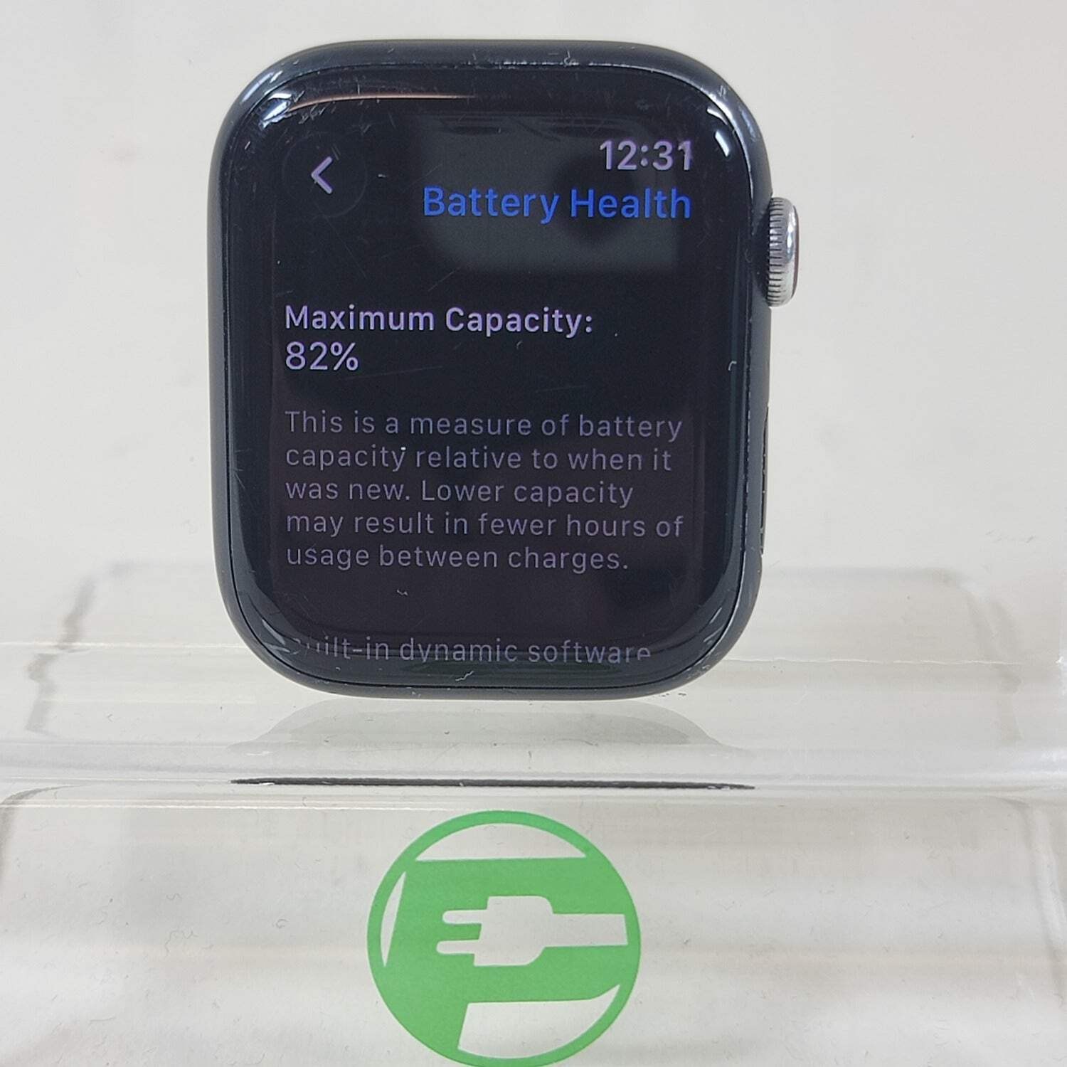 Broken Unlocked Apple Watch Series 7 45MM Aluminum MKJL3LL/A READ Face Only