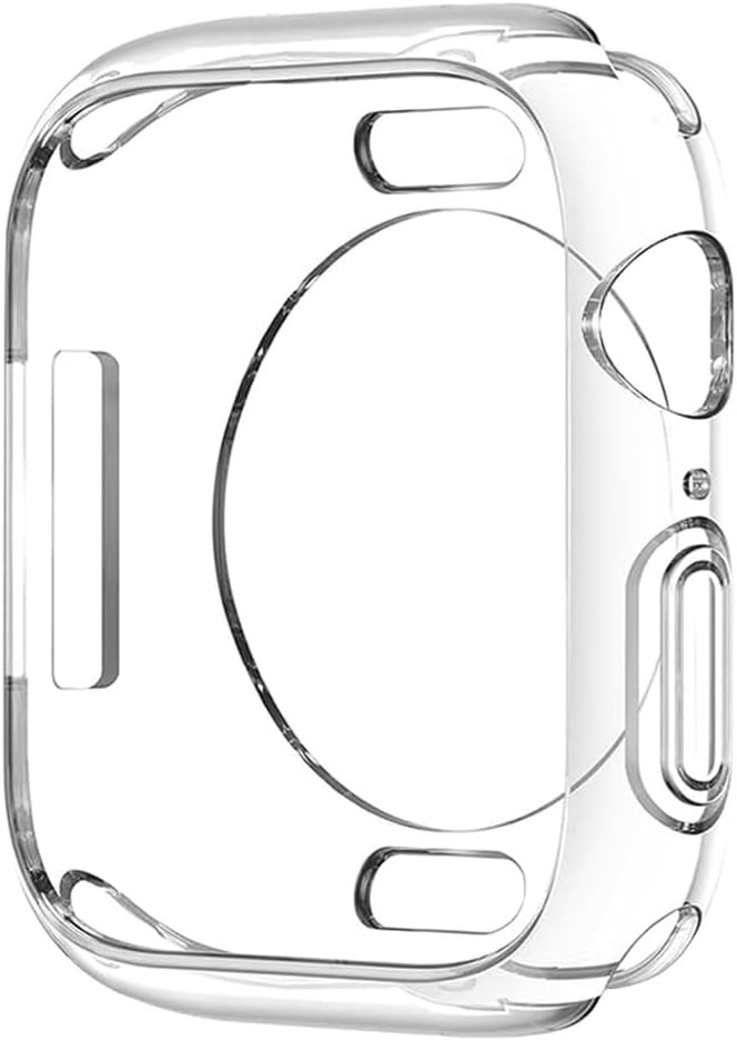 Gold Plated Shiny Soft TPU Bumper Case for Apple Watch Ultra 49mm [No Screen Pro