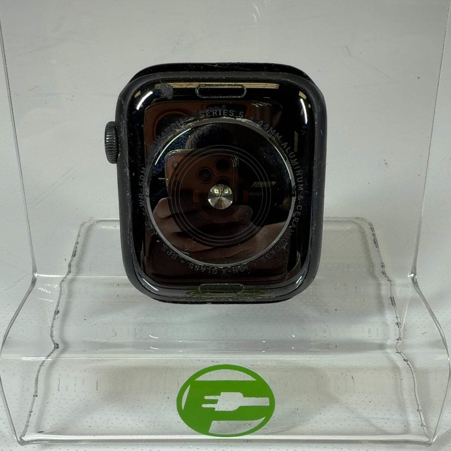 Unlocked Apple Watch Series 5 44MM Black Aluminum MWW12LL/A Face Only
