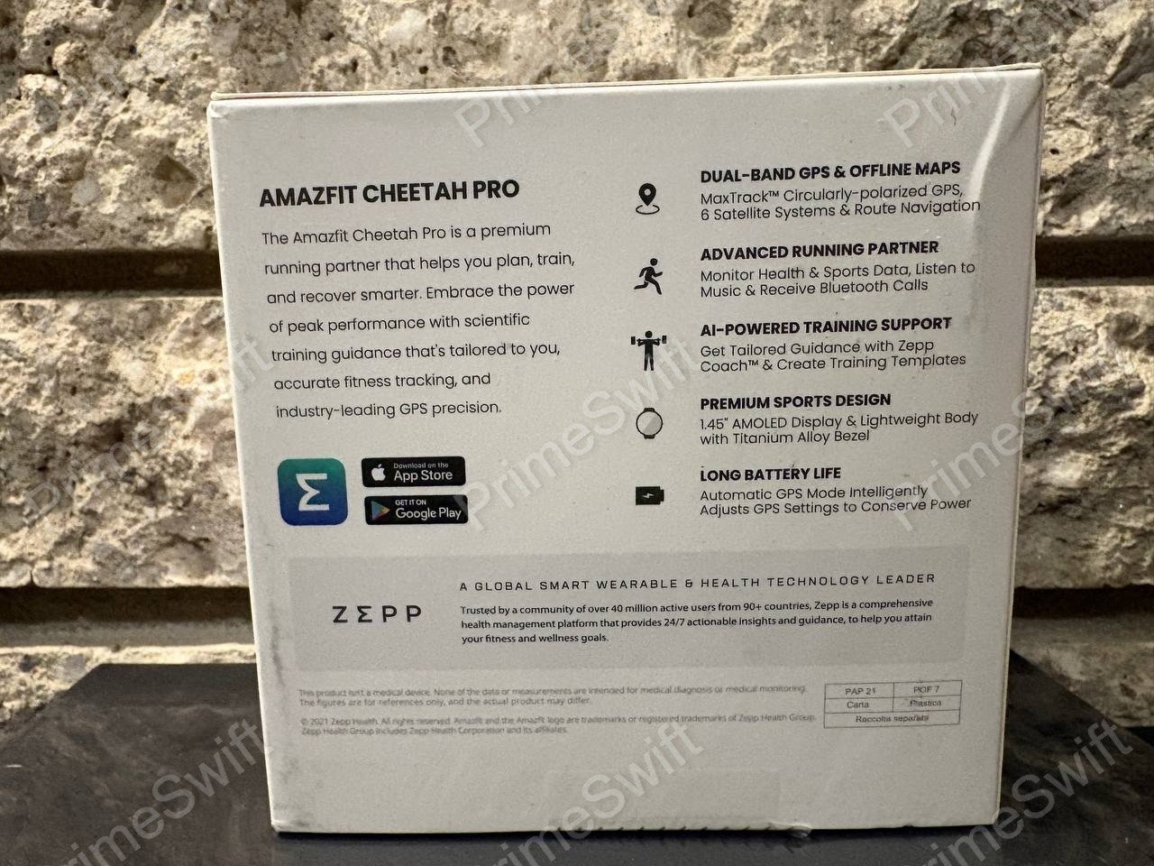 Amazfit Cheetah Pro 47mm Dual-Band GPS ,1.45″ AMOLED Zepp OS AI Coach – Sealed