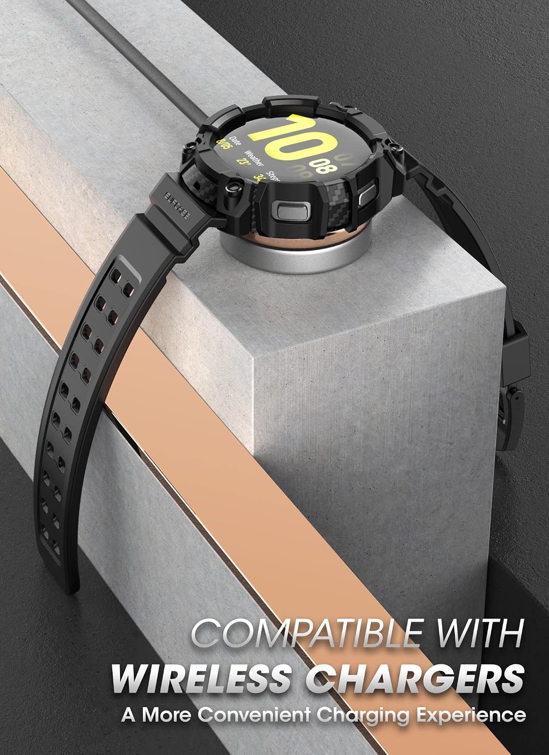 Military-Grade Rugged Band for Samsung Galaxy Watch 5 / 4 44mm, Adjustable