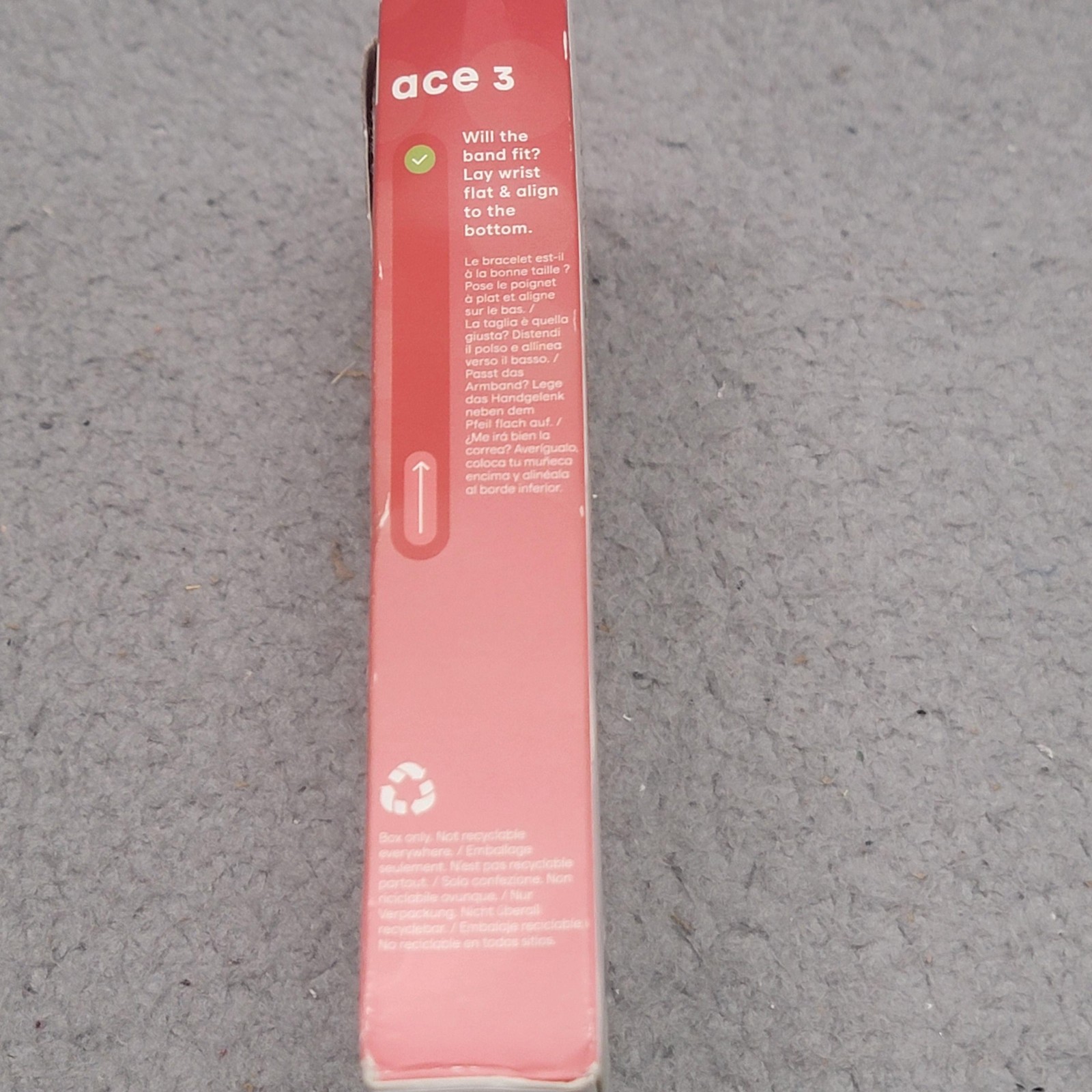 Fitbit Ace 3 Activity Tracker Kids Black Sport Red IOS Android New Open Box
