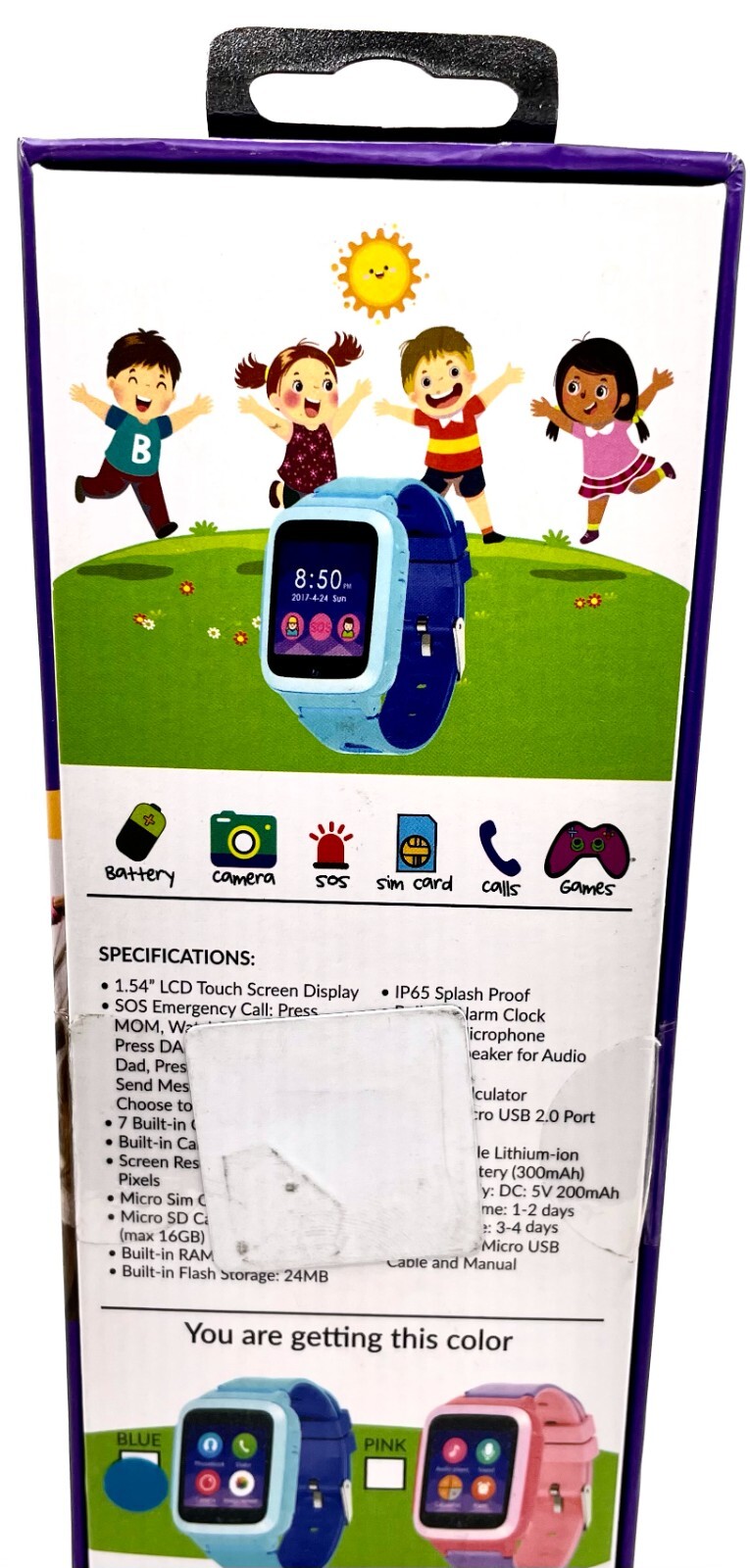 Kids Smart Watch With Built-In GPS And Wi-Fi Features – SuperSonic