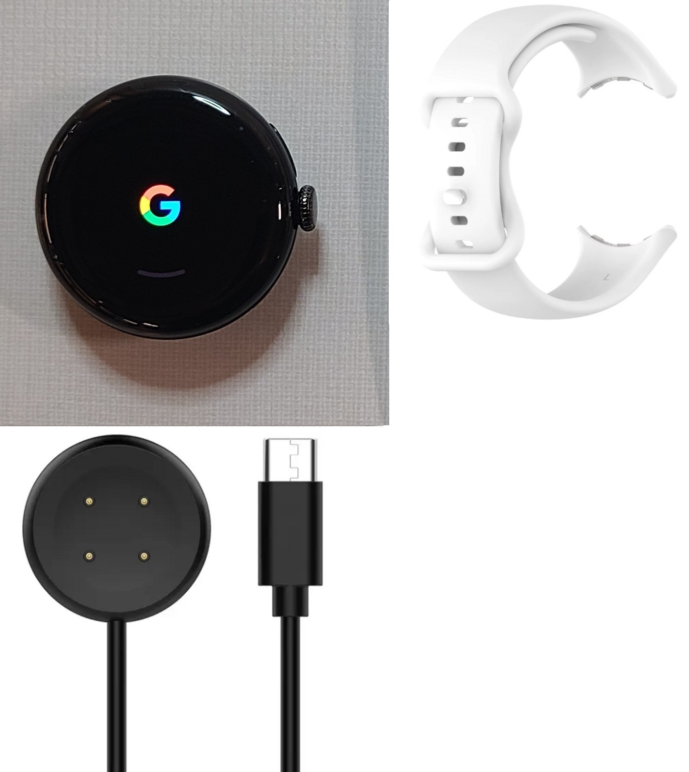 Google Pixel Watch 2 – G4TSL 41mm GPS Silver / Porcelain White – EXCELLENT Cond.