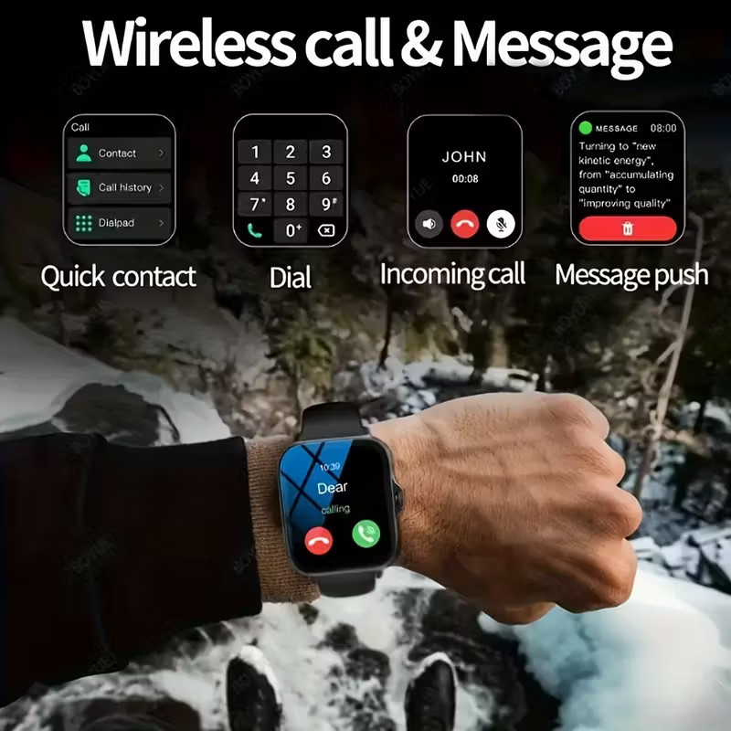 2026 Smart Watch For Men Women Bluetooth Call Fitness Tracker IP68 iPhone Androi