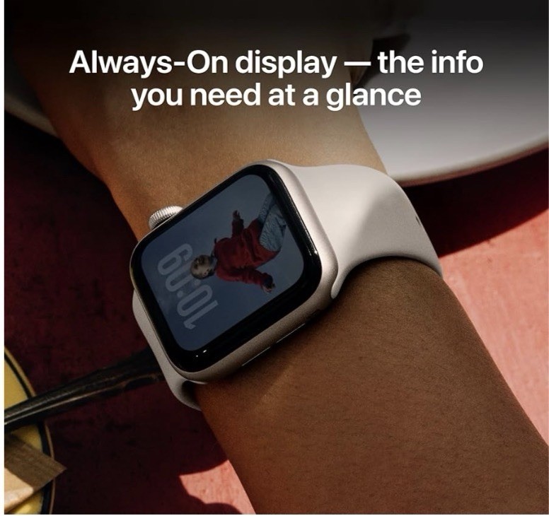 Apple Watch SE 3 40mm GPS Starlight Aluminum Case Starlight Sport Band S/M NEW!!