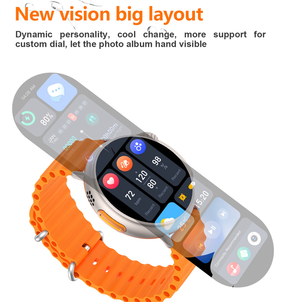 Luxury Smart Watch Business Men Women Wristwatch Fitness Tracker Sports Watch