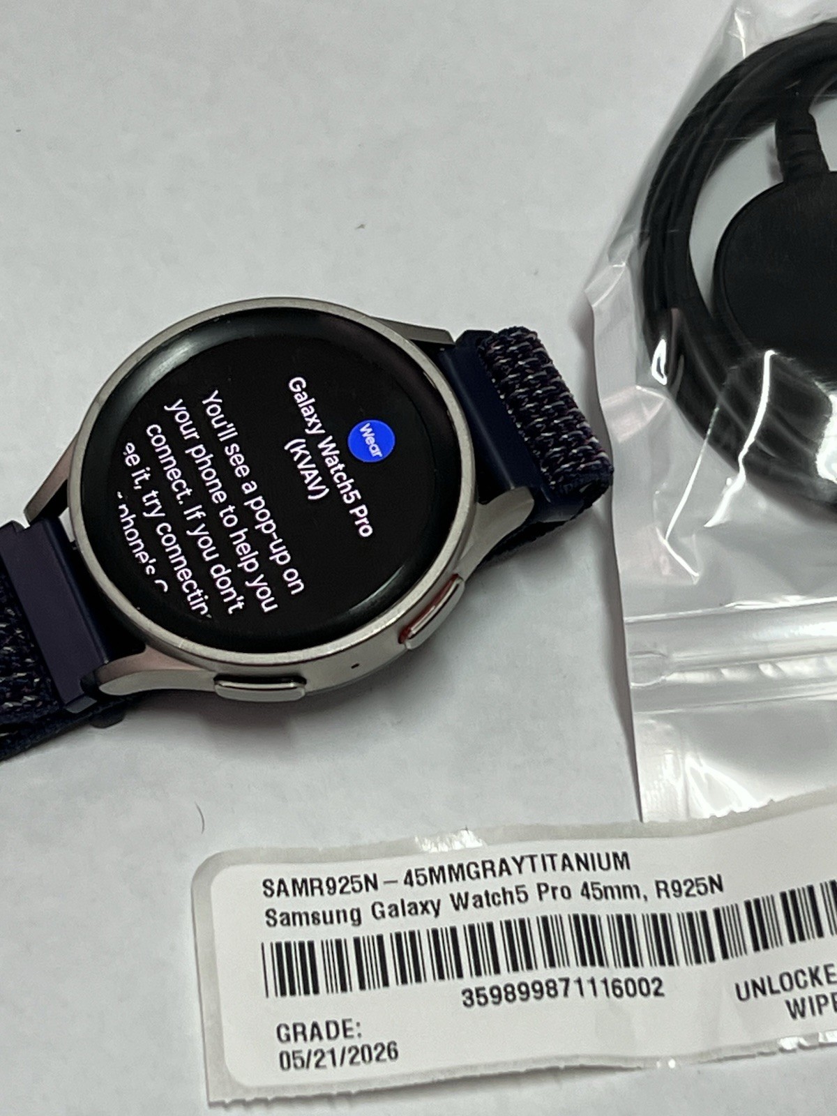 Samsung Galaxy Watch5 Pro SM-R925N 45mm Titanium Case GPS-LTE