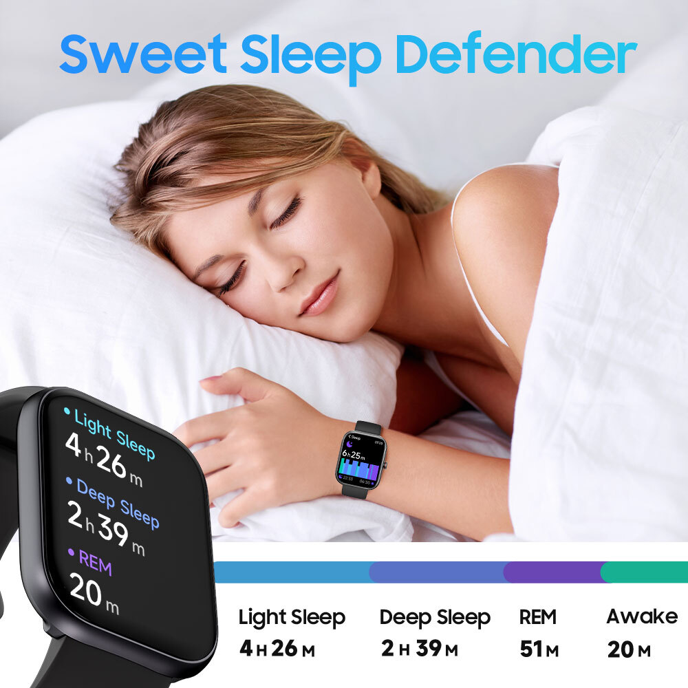 Smart Watch Men Women Fitness Tracker Heart Rate Watches for Android iOS iPhone