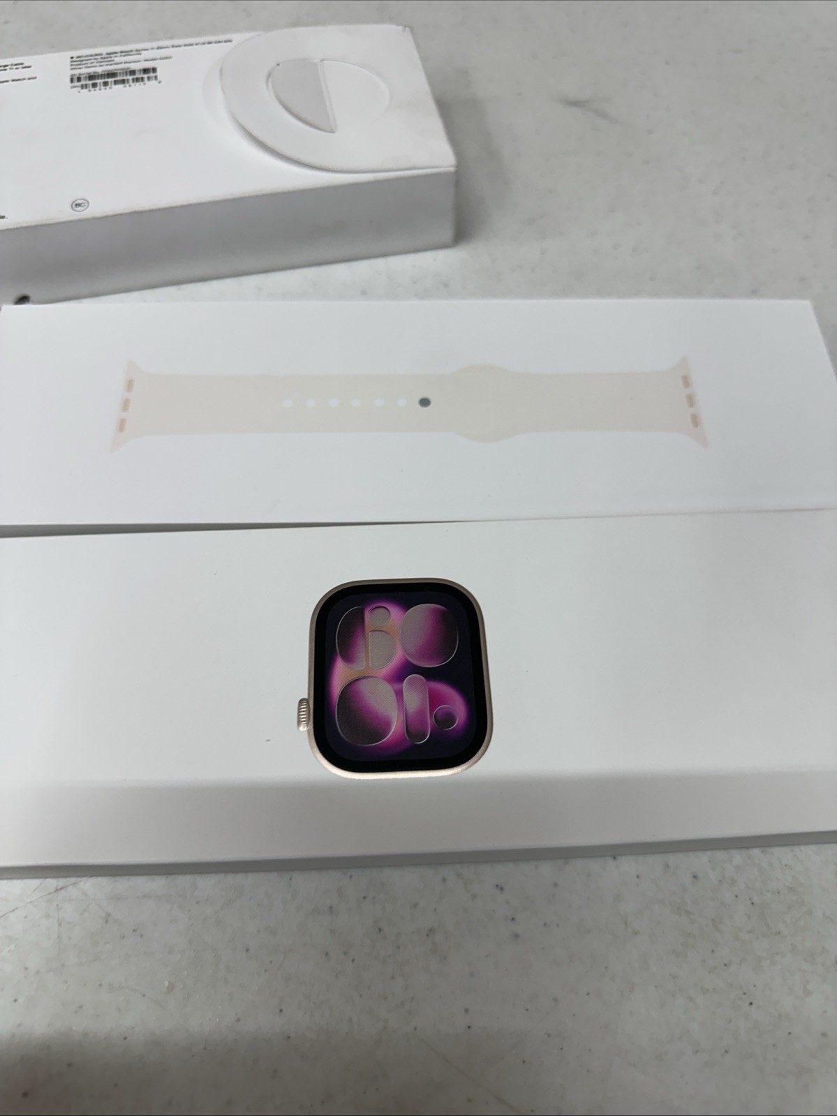 Apple Watch Series 11 GPS 42mm Rose Gold w Light Blush Band S/M 2025 $349 Sealed