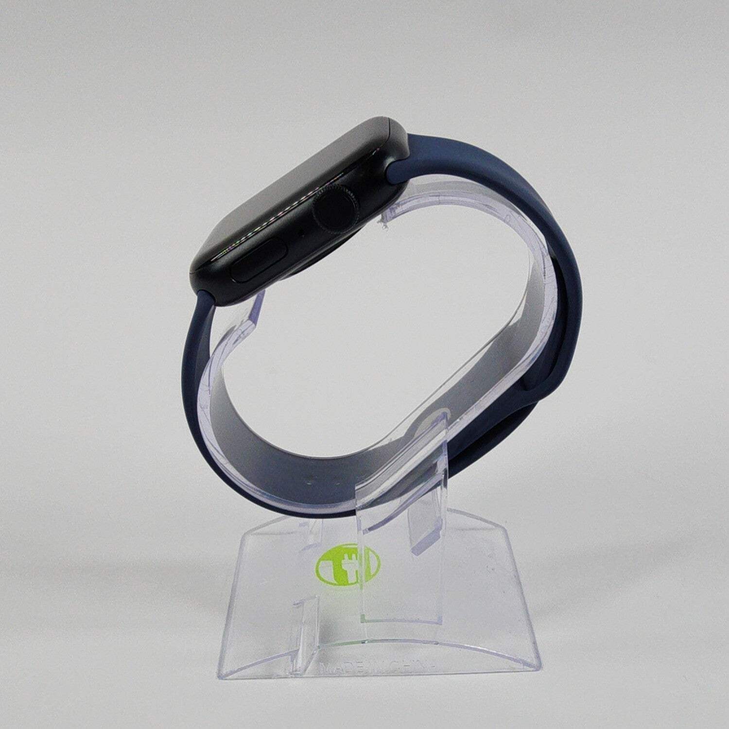 GPS Only Apple Watch SE 3 44MM Midnight Aluminum Denim Sport Band MEPJ4LW/A