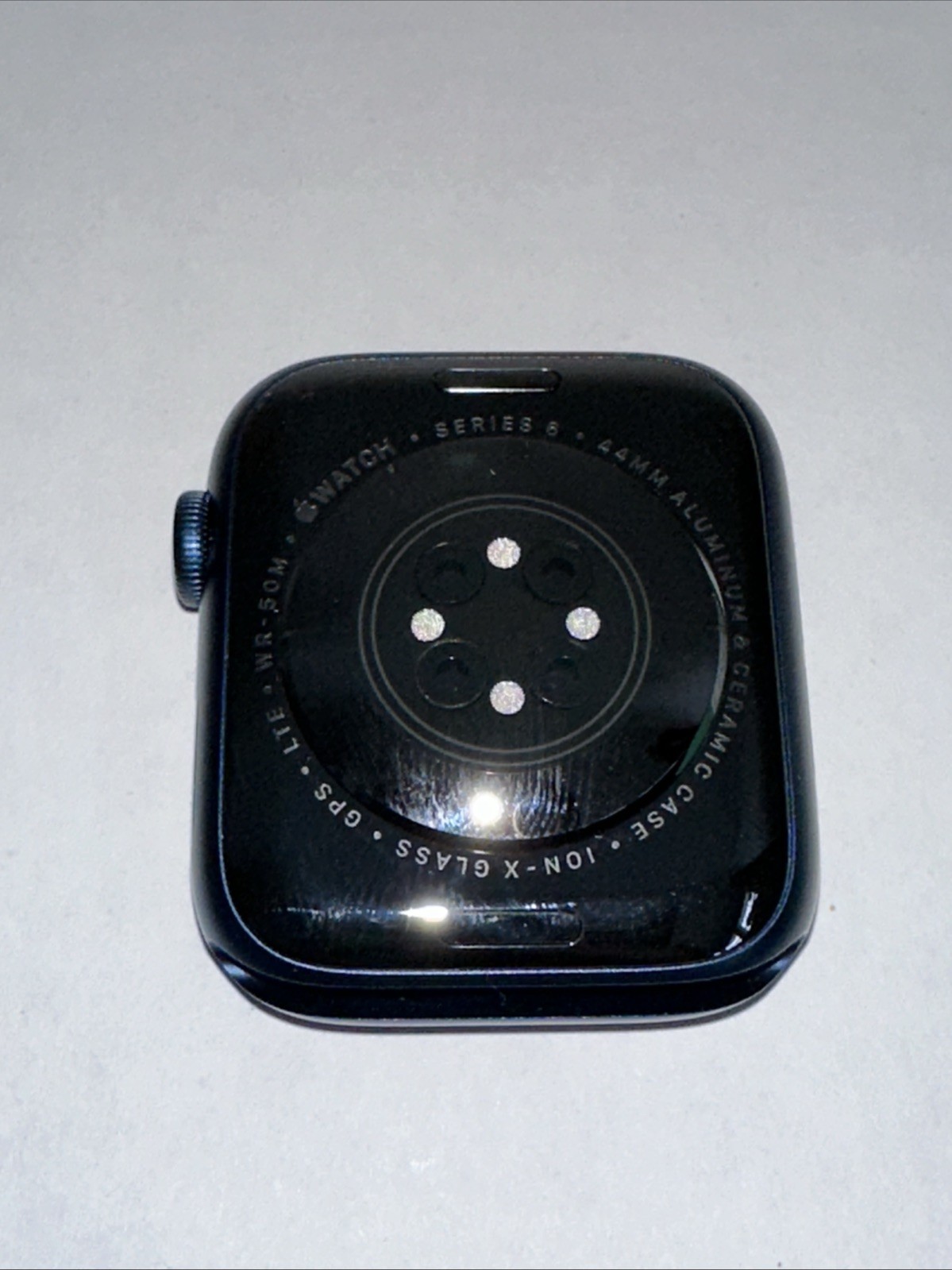 Apple Watch Series 6 44mm Blue Aluminum Case with Deep Navy Sport Band (GPS+LTE)