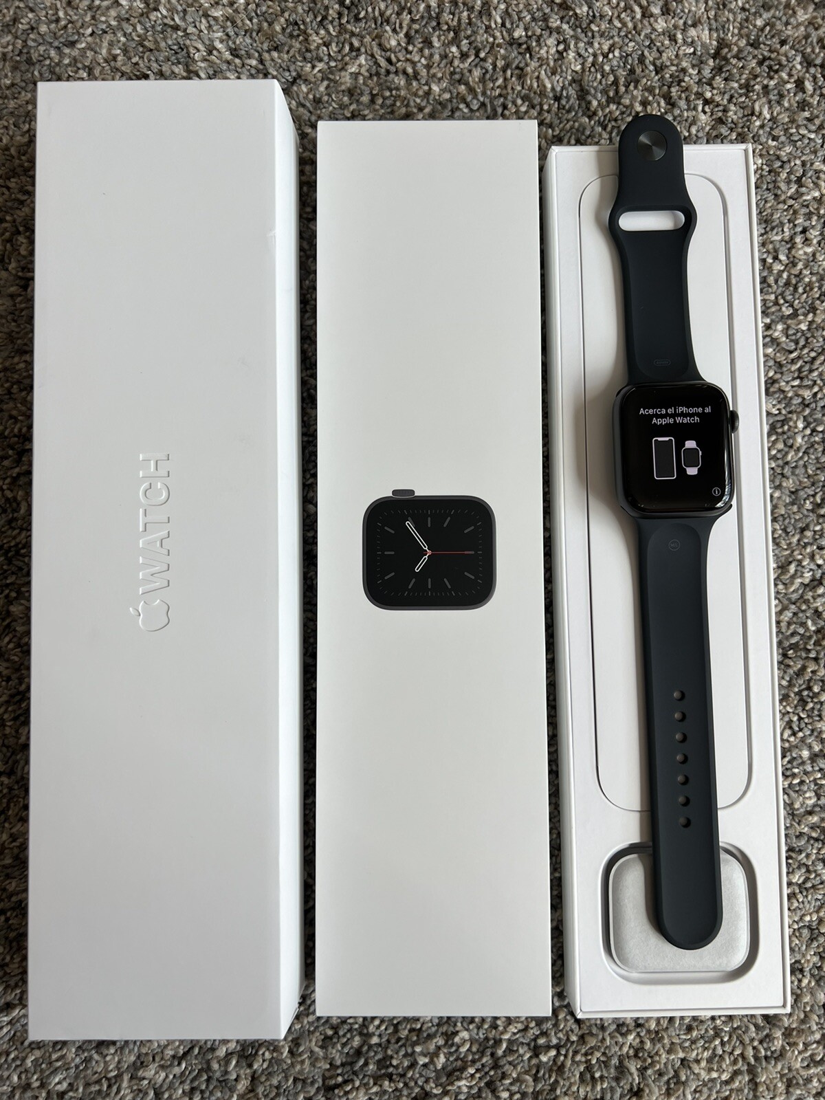 Apple Watch Series 6 44mm Sp Gray Alu Black Band (GPS + Cellular) A2294