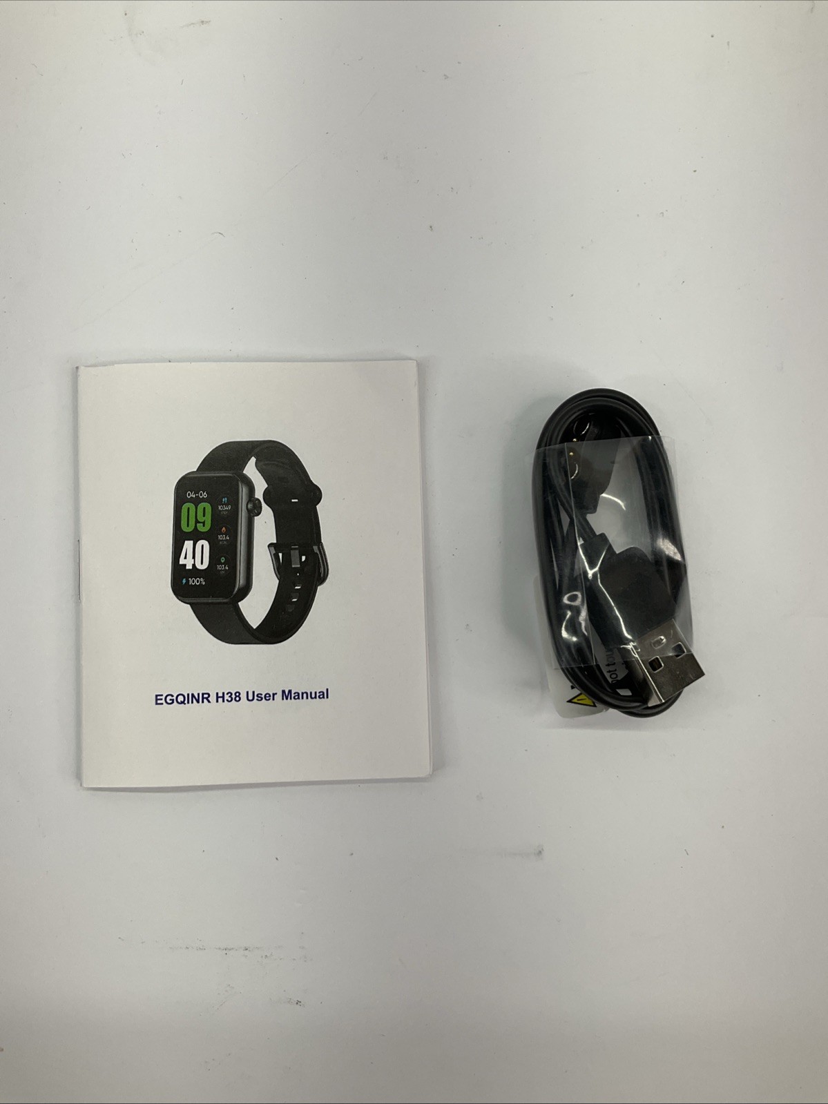 EGQINR H38 Smart Watch Fitness Watch (Open Box) (Read Description)