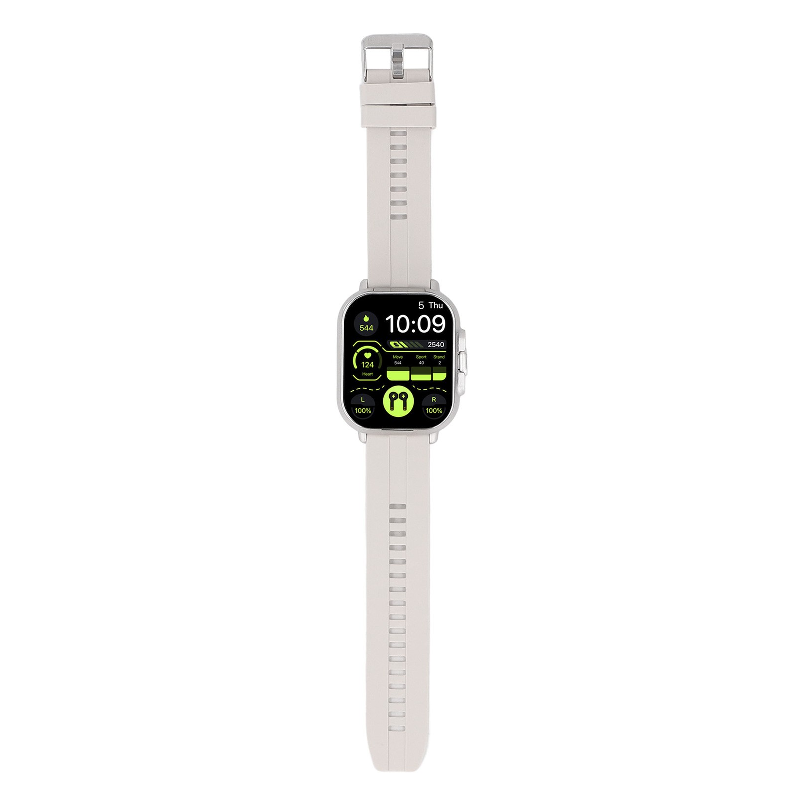 2 In 1 Smart Watch With Earbuds 2.01 Inch HD Touch Screen Bluetooth Call Fitness