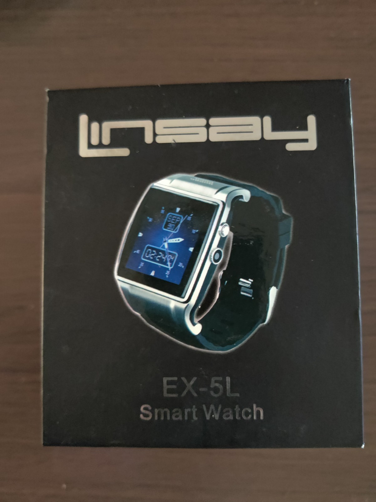 Linsay EX-5L Red IPS TouchScreen Bluetooth Smart Watch