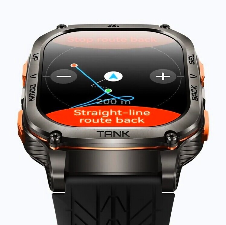 2024 KOSPET TANK M3 Ultra BLACK Special Edition GPS Smart Watch Sport NEW