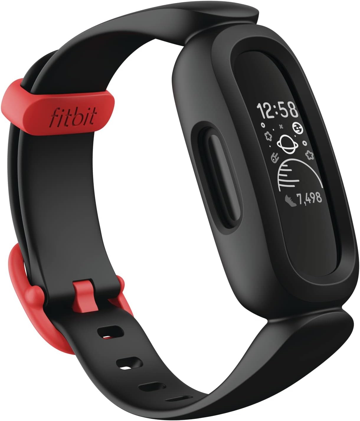 Fitbit Ace 3 Kids Activity Tracker Black Racer Red GPS Water Resistant