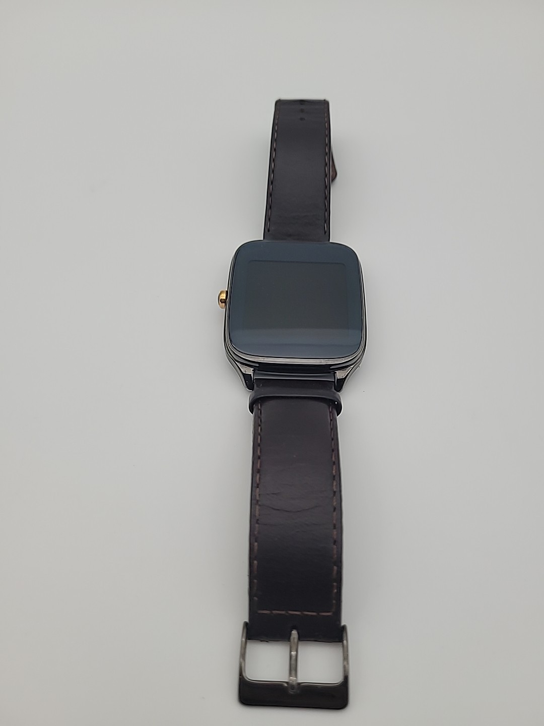 ASUS ZenWatch 2 WI501Q 45mm Smartwatch Stainless Steel Case Black Leather Band