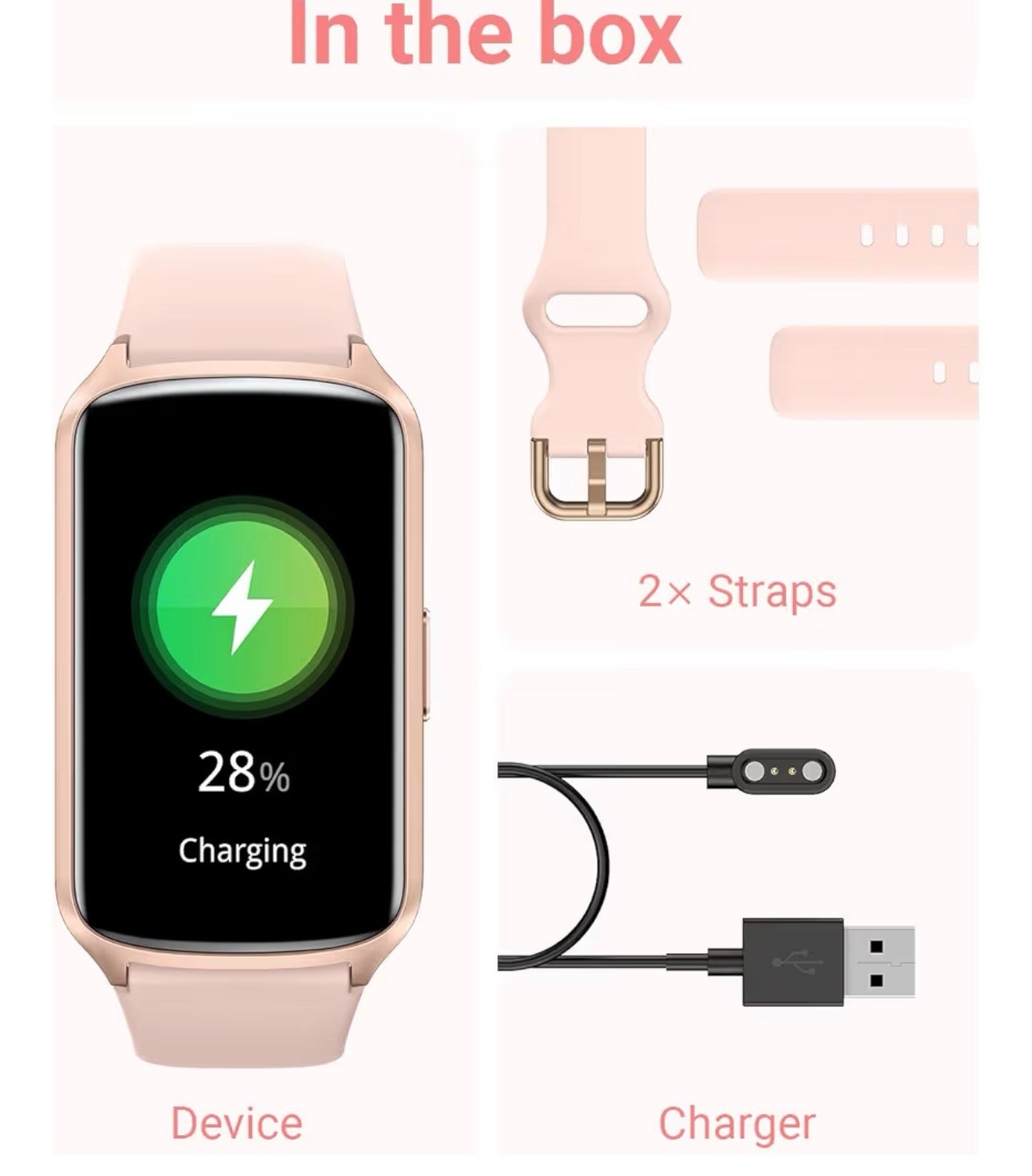 Health Fitness Tracker with 24/7 Heart Rate, Blood Oxygen, Blood Pressure, Sl…