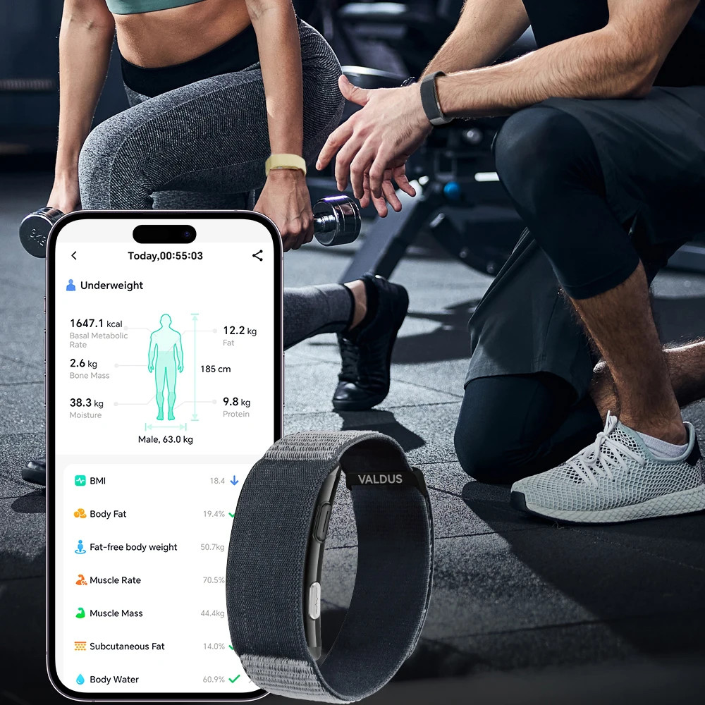 VALDUS VITRO ECG Smart Bracelet,Blood Pressure Heart Rate Monitor 2025 No Screen