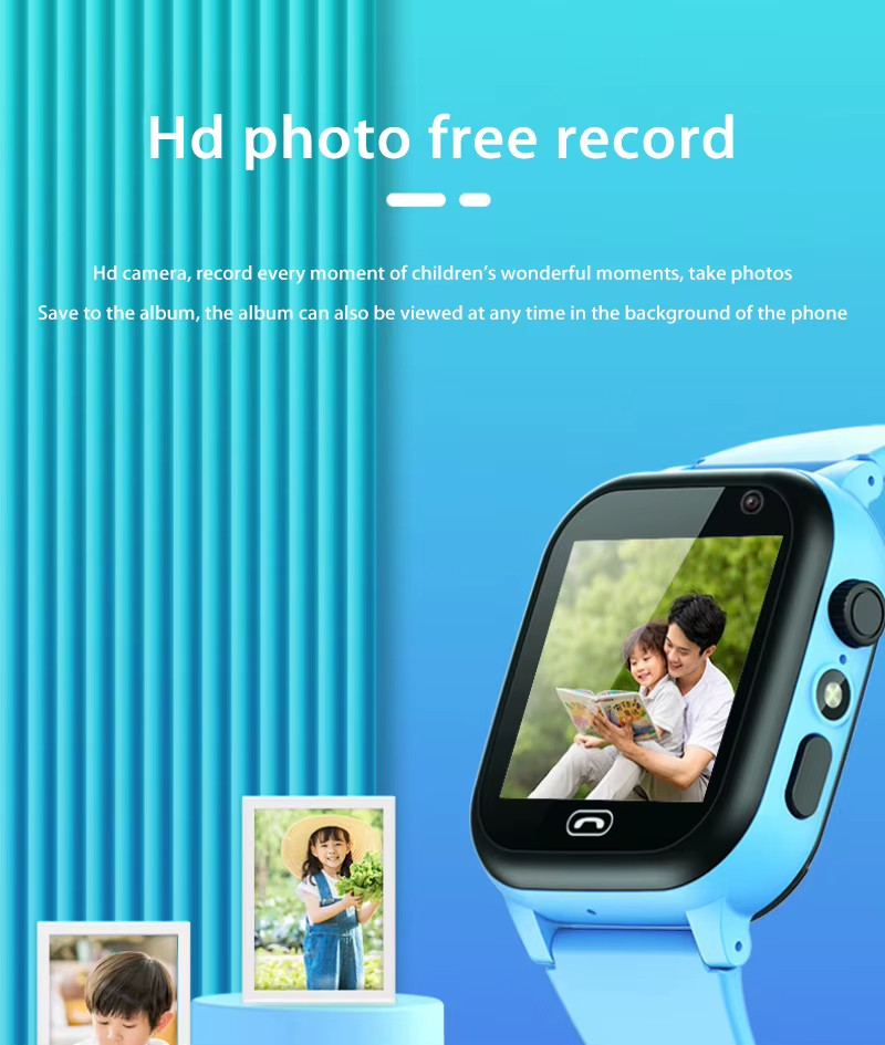 Xiaomi Mini Kids Phone 4G Kids Smart Watch with Call SOS Camera 3 in 1 Cartoon W