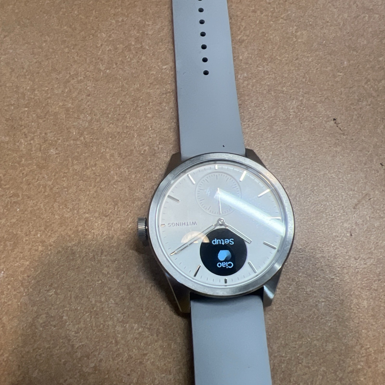 WITHINGS ScanWatch 2 – Hybrid Smart Watch, Heart Rate Monitoring, White