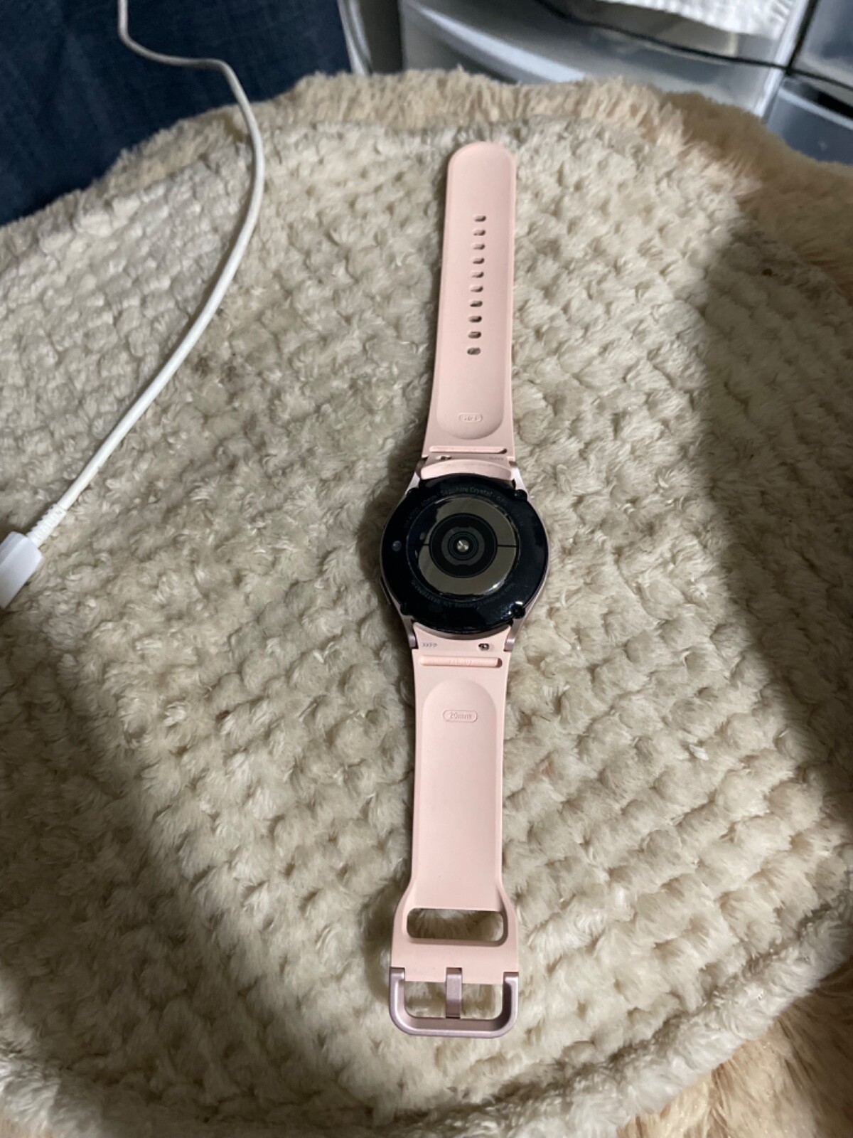 Samsung Galaxy Watch4 SM-R860 40mm Aluminum Case with Sport Band – Pink Gold…