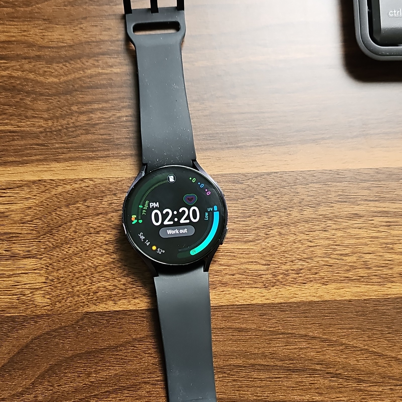 Samsung Galaxy Watch6 SM-R940 Black Silicone 44mm Fitness Tracker ECG Monitor