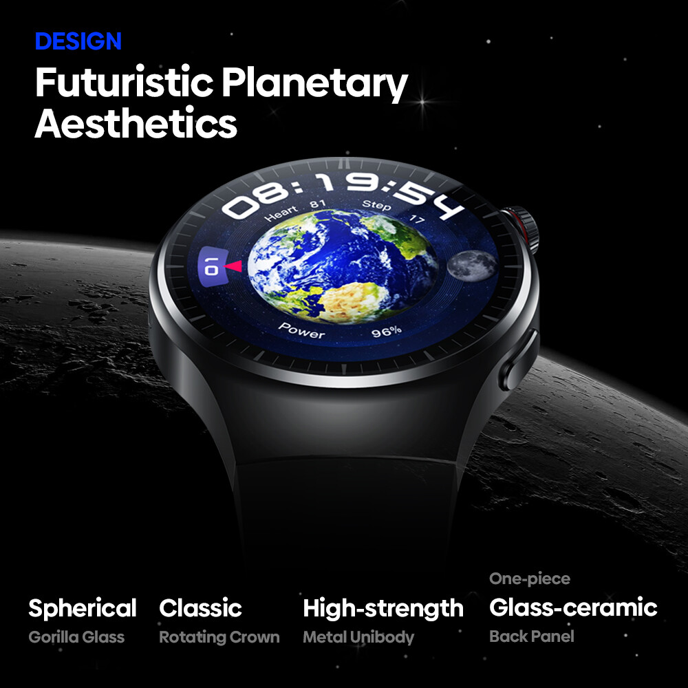 4G WIFI Smart Watch Phone 1.43” Touch Screen Android 8.1 Smartwatch 2GB +16GB