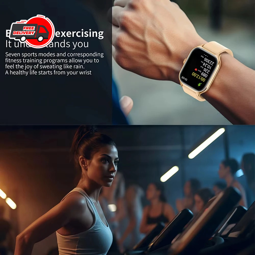KESHUYOU H9 Pro Max Smart Watch 2.01″ HD Bluetooth Call Fitness Tracker