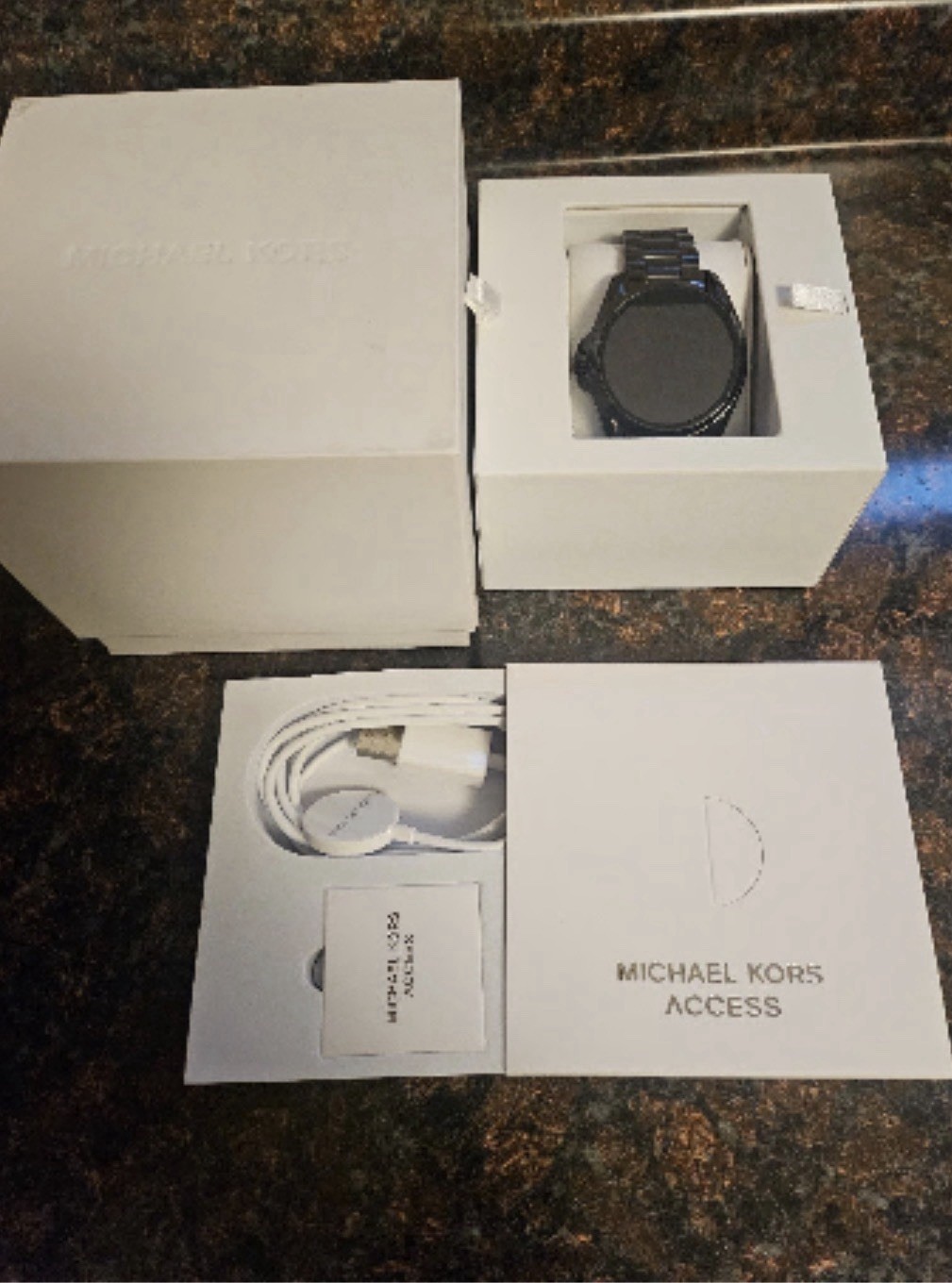 Michael Kors Bradshaw Smartwatch Black Access MKT5005 Used