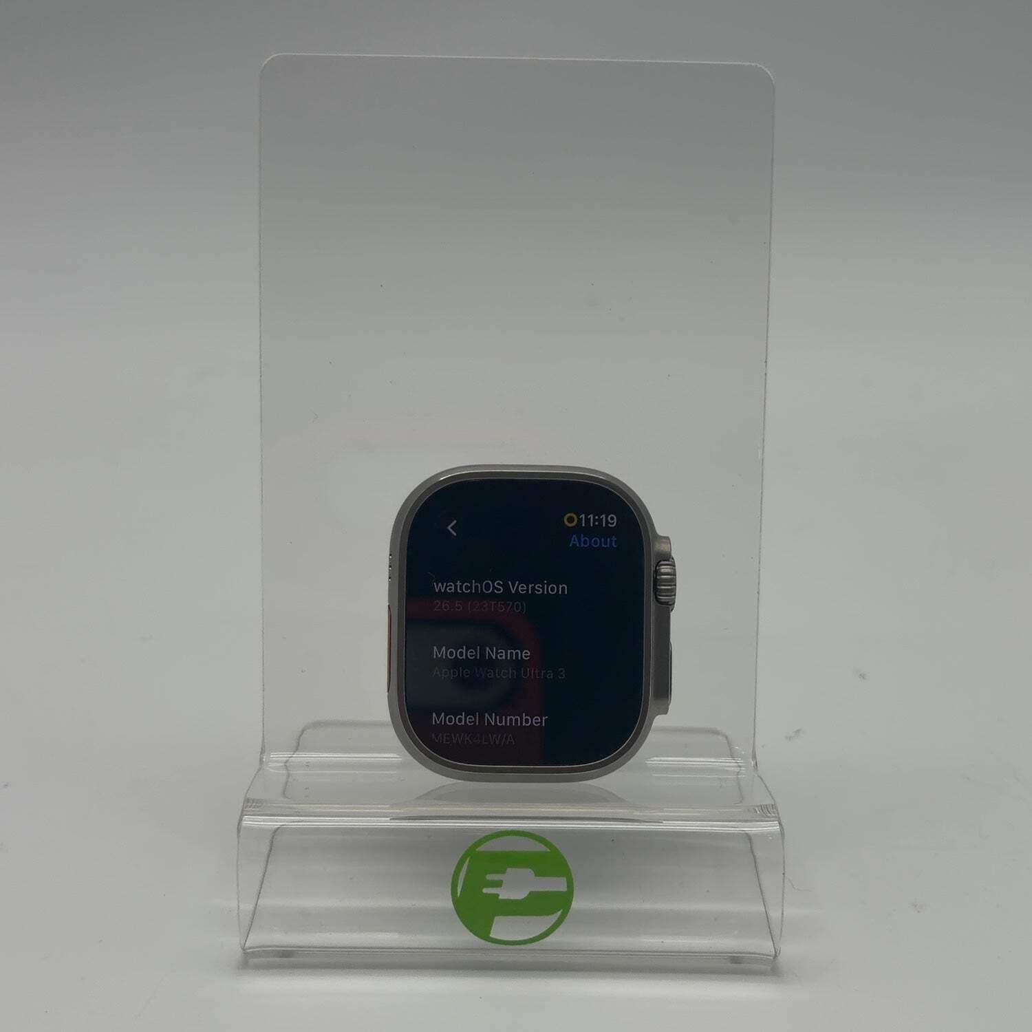 Unlocked Apple Watch Ultra 3 49MM Natural Titanium Blue Alpine Loop MEWK4LW/A