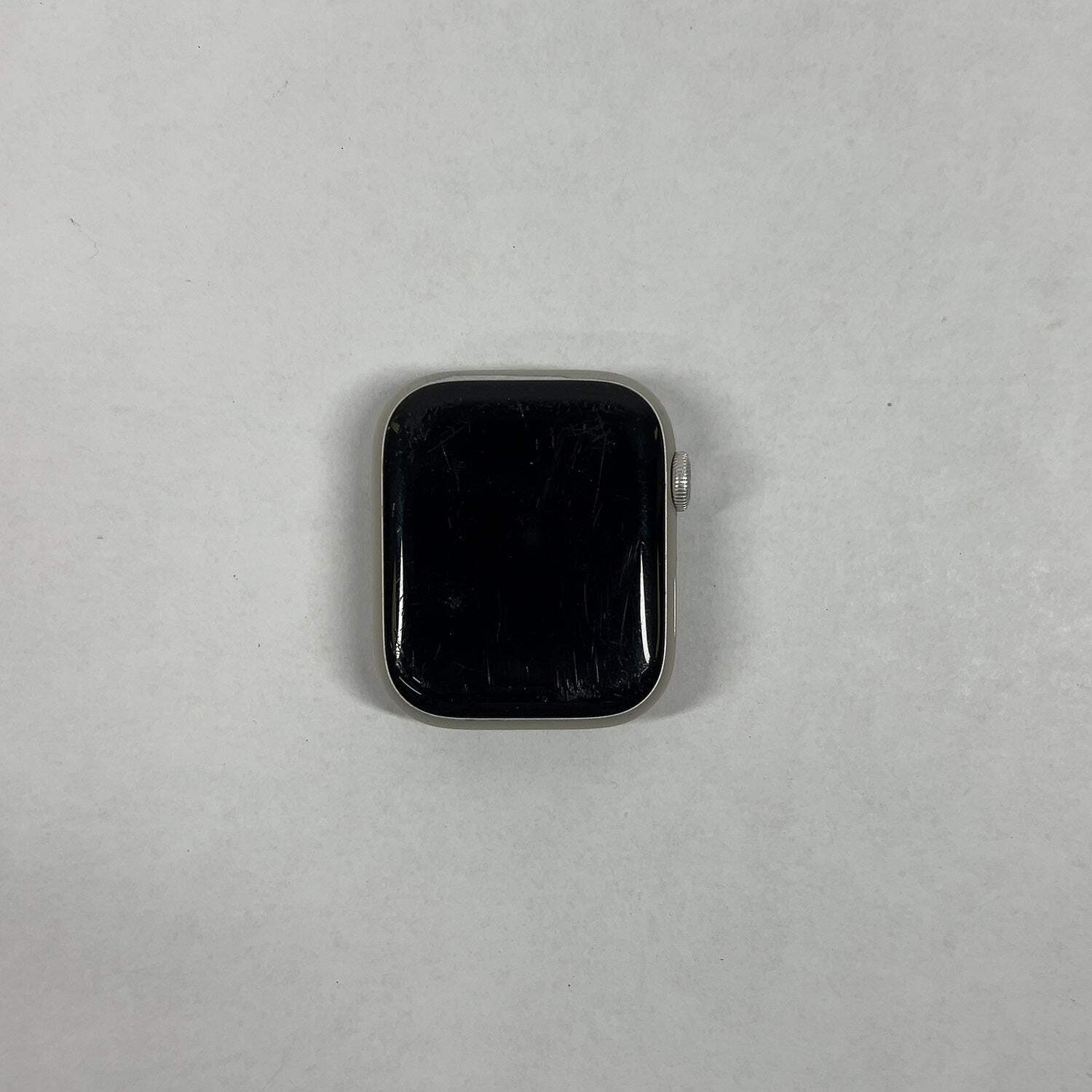 GPS Only Apple Watch Series 8 45MM Starlight Aluminum MNUQ3LL/A Face Only