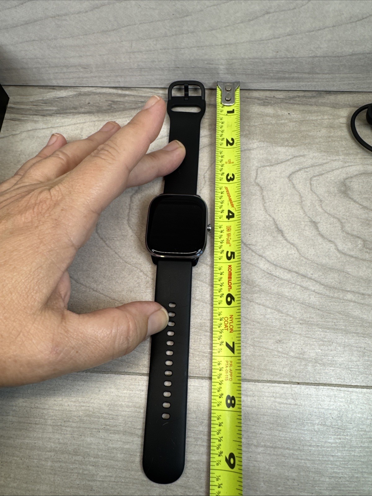 Amazfit GTS 4 Mini 41.8mm Black Case with Black Silicone Band Zepp App W2176OV1N