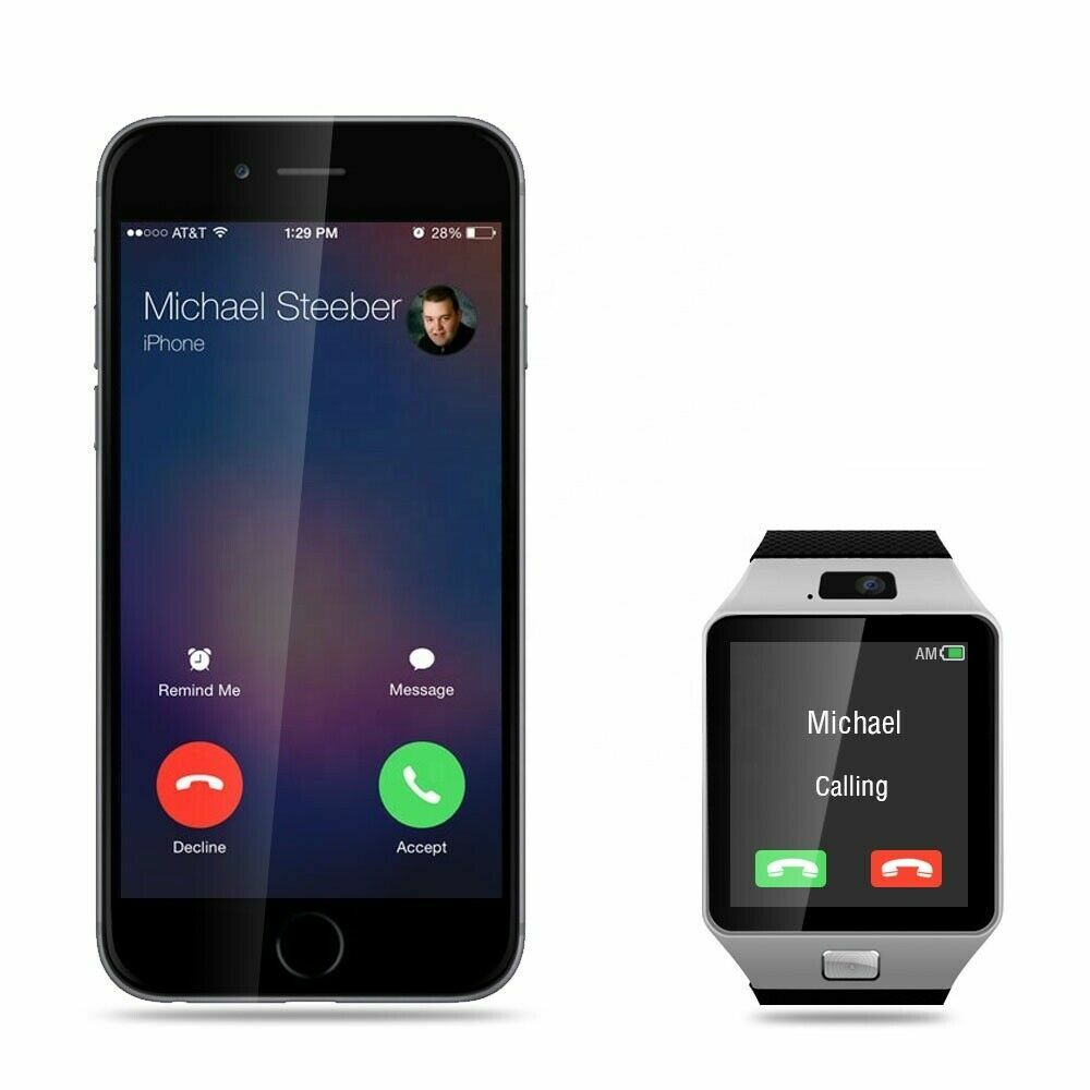 Lot of 35 Bluetooth Smart Watch w/Camera Waterproof For Android Samsung iPhone