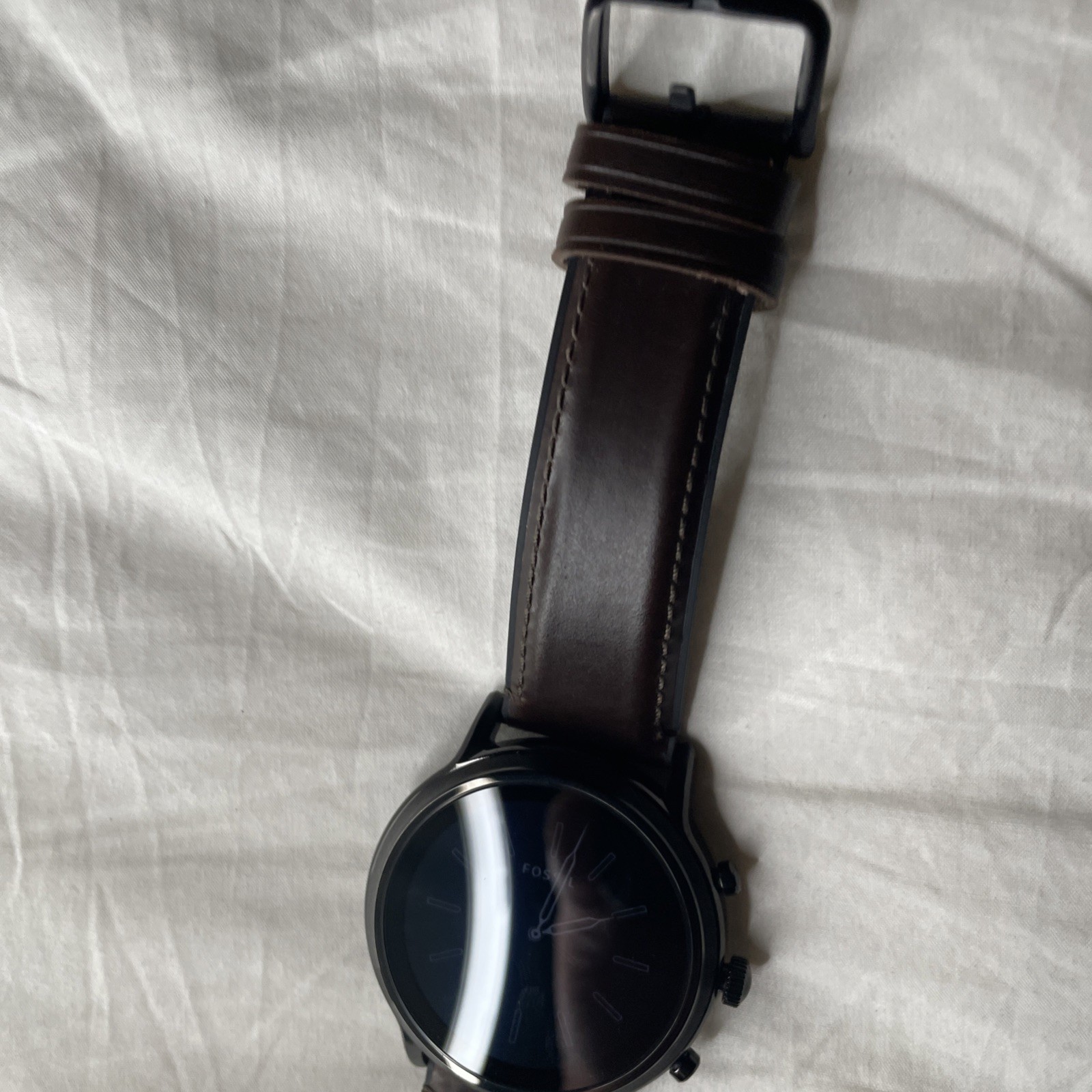 Fossil Smartwatch Carlyle HR 4258 Gen 5 Black/Brown – Open Box