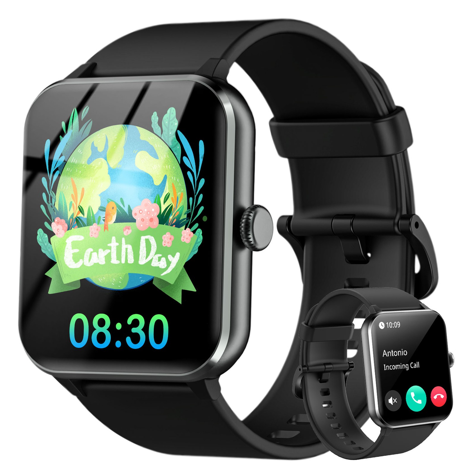 Smartwatch for Men/Women Bluetooth Compatible w/ iPhone Samsung Android Open box