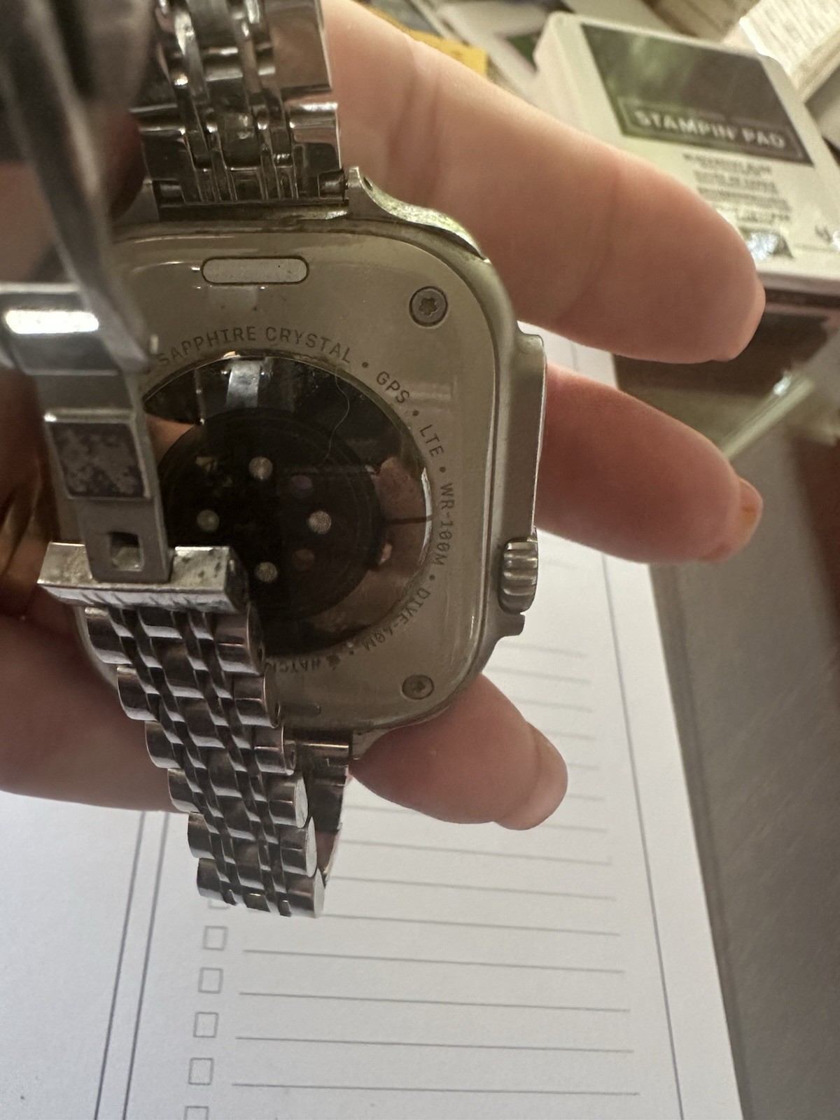 Unlocked Apple Watch Ultra 49MM Titanium Stainless Steel A2292