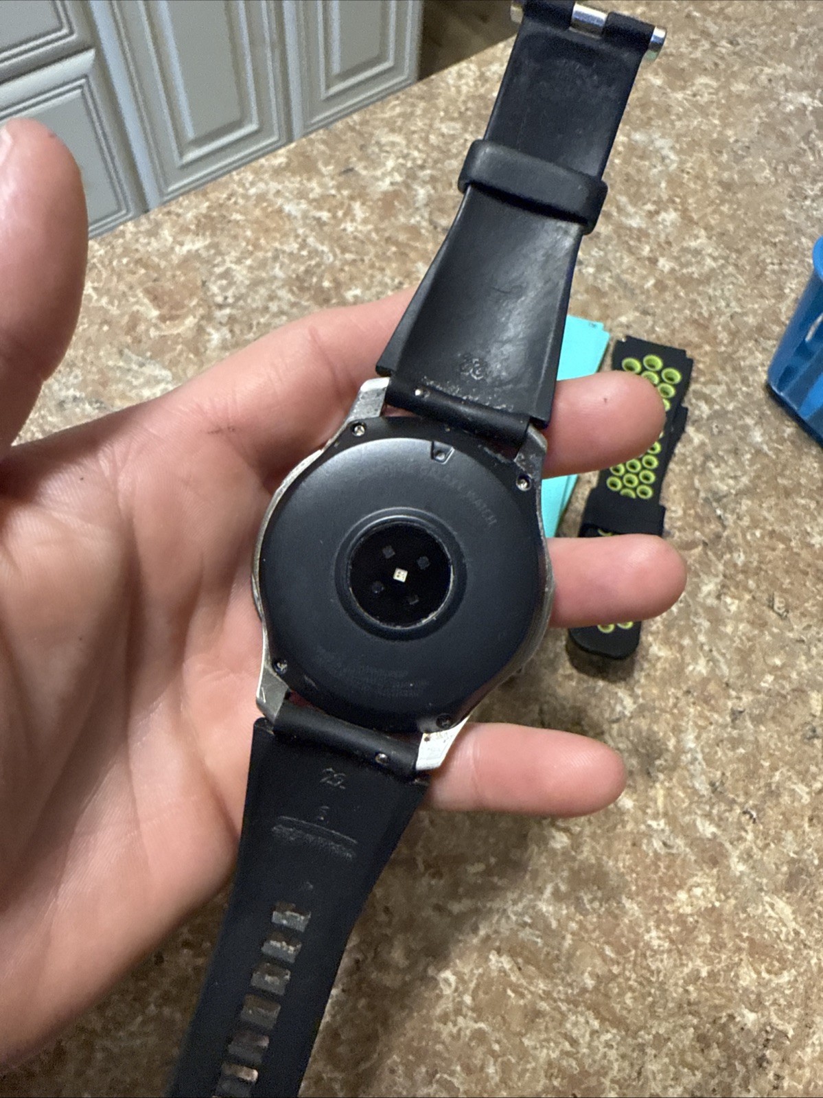 Samsung Galaxy Watch SM-R800 46mm Silver Case Classic Black Turn