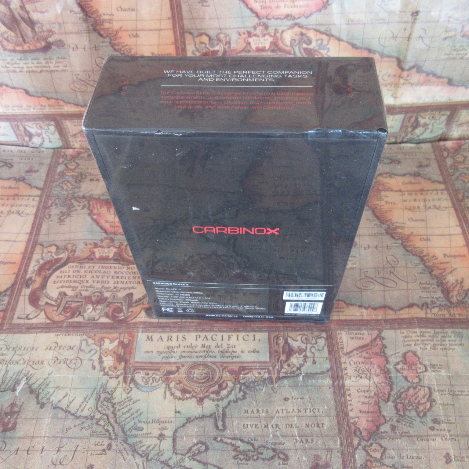 ~NEW~CARBINOX Blaze S GPS Smart Watch Black